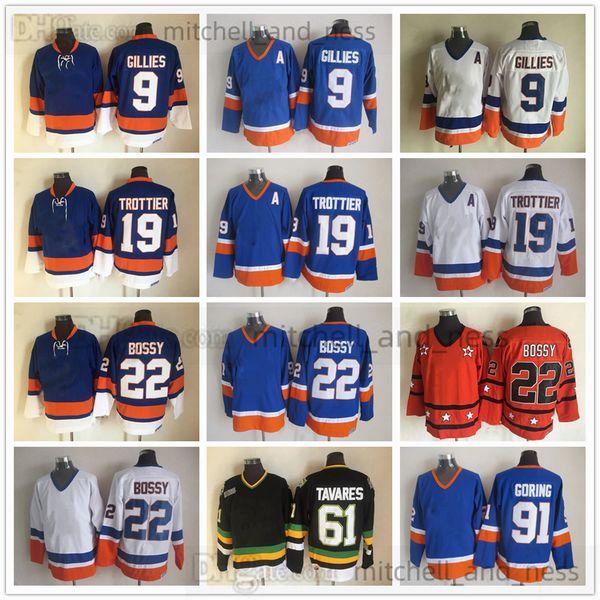 9 clark gillies movie vintage hockey jersey retro ccm embroidery 19 bryan trottier 22 mike bossy 91 butch goring 61 john tavares all-star je, Black;red
9 clark gillies movie vintage hockey jersey retro ccm embroidery 19 bryan trottier 22 mike bossy 91 butch goring 61 john tavares all-star je, Black;red
