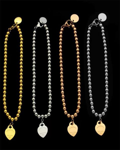 2022 fashion brand t letter bead chain bracelet classic luxury heart charm bracelet for women 316l titanium plated 18k gold design7149983, Black
2022 fashion brand t letter bead chain bracelet classic luxury heart charm bracelet for women 316l titanium plated 18k gold design7149983, Black