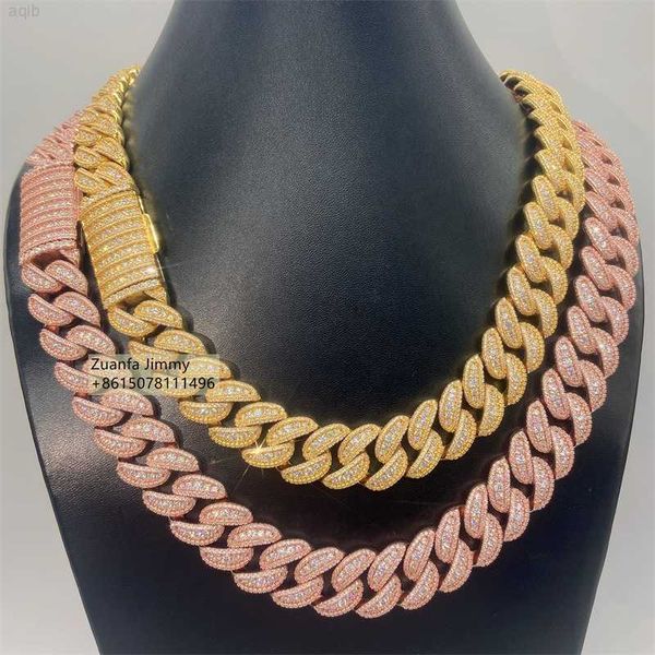 18mm three row vvs1 moissanite iced out jewelry 925 sterling silver vvs1 moissanite miami cuban chain
18mm three row vvs1 moissanite iced out jewelry 925 sterling silver vvs1 moissanite miami cuban chain