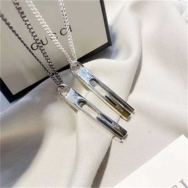2023 designer new fashion jewelry zhigujia 925 silver couple vertical long pendant double necklace couple's valentine's day gift
2023 designer new fashion jewelry zhigujia 925 silver couple vertical long pendant double necklace couple's valentine's day gift