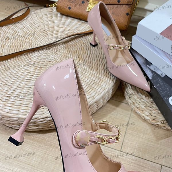 classic designer stiletto mid-heel shoes pointed metal metal chain womens slippers sandals office casual wedding shoes pure leather brand st, Black
classic designer stiletto mid-heel shoes pointed metal metal chain womens slippers sandals office casual wedding shoes pure leather brand st, Black