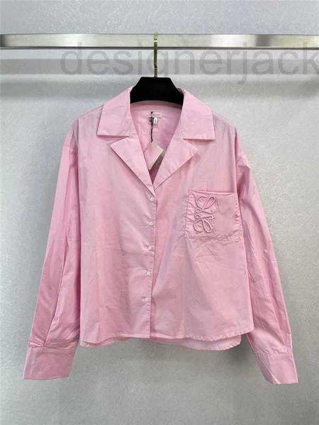 women's blouses & shirts designer spring summer new twill fabric stereoscopic silhouette show white thin fashionable polo pocket totem
women's blouses & shirts designer spring summer new twill fabric stereoscopic silhouette show white thin fashionable polo pocket totem