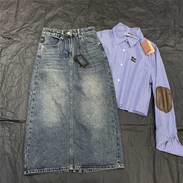 skirts designer early spring new split back versatile a-line small triangle decorative wash denim long half skirt 0zxs, Black
skirts designer early spring new split back versatile a-line small triangle decorative wash denim long half skirt 0zxs, Black
