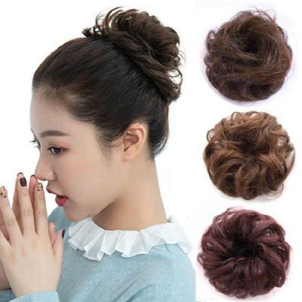 straight wig hair band fluffy bun curly rubber matte high temperature fiber updo, Black
straight wig hair band fluffy bun curly rubber matte high temperature fiber updo, Black