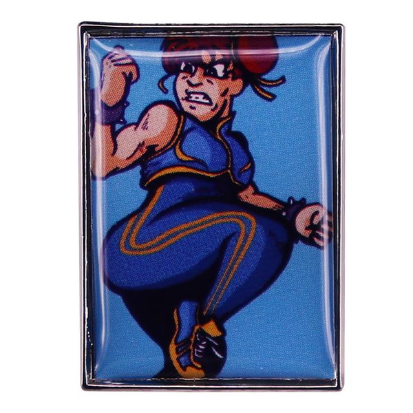 vintage fighting game brooch cute anime movies games hard enamel pins collect metal cartoon brooch, Blue
vintage fighting game brooch cute anime movies games hard enamel pins collect metal cartoon brooch, Blue