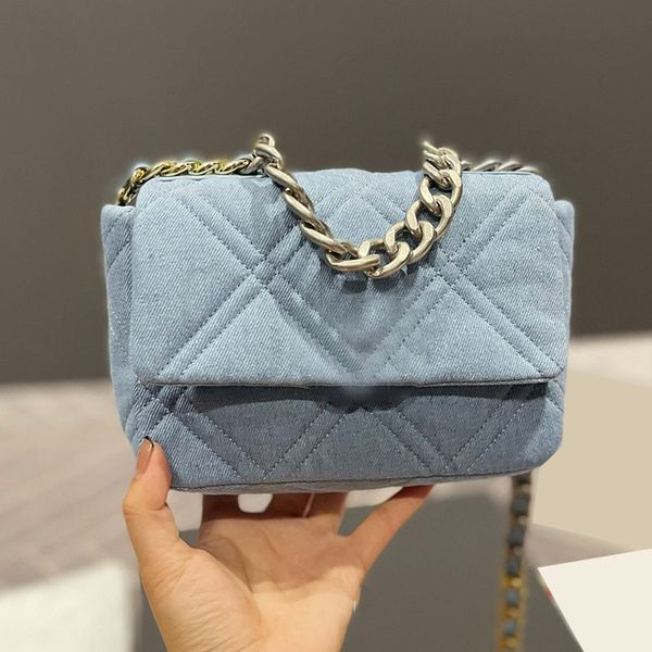 classic flap 19 bicolore quilted denim bags mini silver hardware crossbody shoulder vanity purse large capacity sacoche luxury designer hand
classic flap 19 bicolore quilted denim bags mini silver hardware crossbody shoulder vanity purse large capacity sacoche luxury designer hand