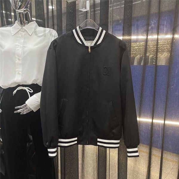 women's jackets designer early autumn new decal arc de triomphe embroidery acetic texture stripe contrast color thread loose bomber coa, Black;brown
women's jackets designer early autumn new decal arc de triomphe embroidery acetic texture stripe contrast color thread loose bomber coa, Black;brown