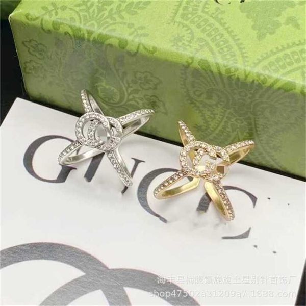 2023 designer new jewelry letter cross full home premium fashion versatile ring, Silver
2023 designer new jewelry letter cross full home premium fashion versatile ring, Silver