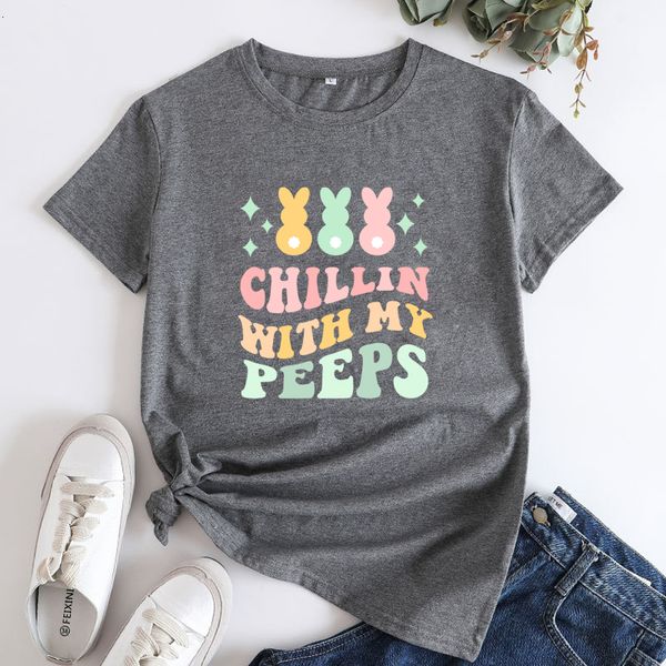womens tshirt chillin with my peeps tshirt funny christian jesus holiday tshirts cute women easter bunny graphic tee shirt 230317, White
womens tshirt chillin with my peeps tshirt funny christian jesus holiday tshirts cute women easter bunny graphic tee shirt 230317, White