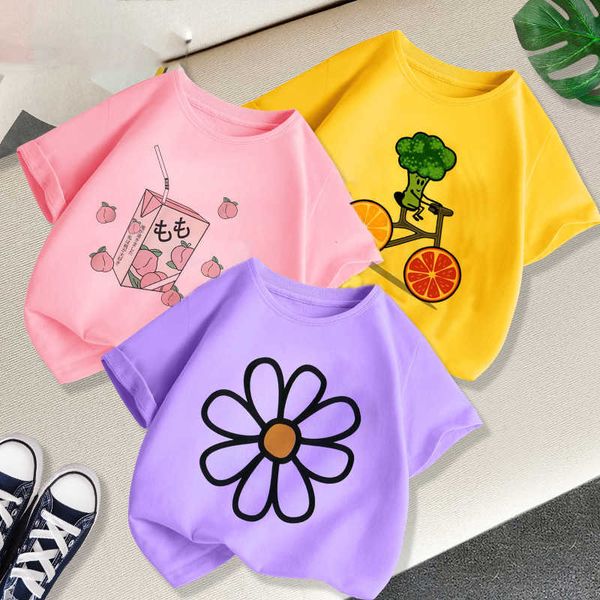 t-shirts 2021 3 5 6 7 8 years flowers girls t-shirt boys short sleeve tee kids cartoon printing clothes children birthday party wear w0317, Blue
t-shirts 2021 3 5 6 7 8 years flowers girls t-shirt boys short sleeve tee kids cartoon printing clothes children birthday party wear w0317, Blue