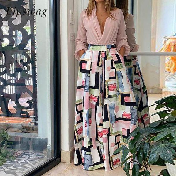 womens two piece pants women high waist trouser set casual ladies long sleeve shirtswide leg suit fashion deep v pattern print outfits 23031, White
womens two piece pants women high waist trouser set casual ladies long sleeve shirtswide leg suit fashion deep v pattern print outfits 23031, White