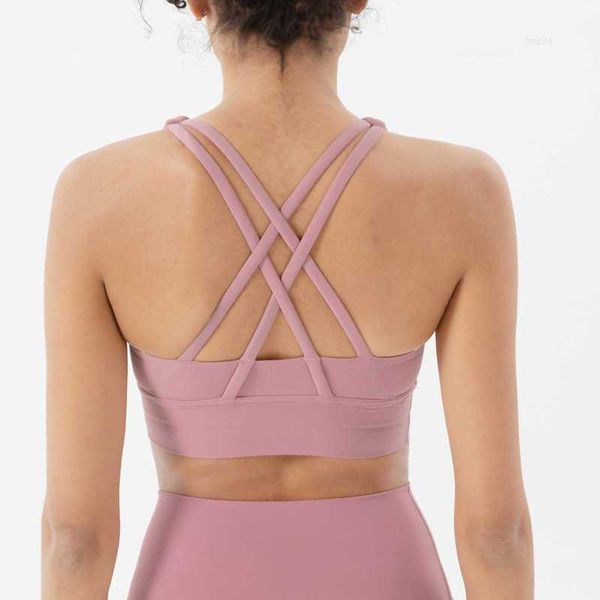 street designerlu fitness running women sports bra double sided grinding cross back shockproof gathered yoga sports bra vest multiple colors, Red;black
street designerlu fitness running women sports bra double sided grinding cross back shockproof gathered yoga sports bra vest multiple colors, Red;black