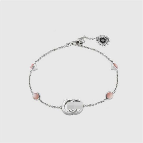 2023 designer new jewelry double 925 sterling silver fashion men's and women's old versatile daisy home bracelet, Black
2023 designer new jewelry double 925 sterling silver fashion men's and women's old versatile daisy home bracelet, Black