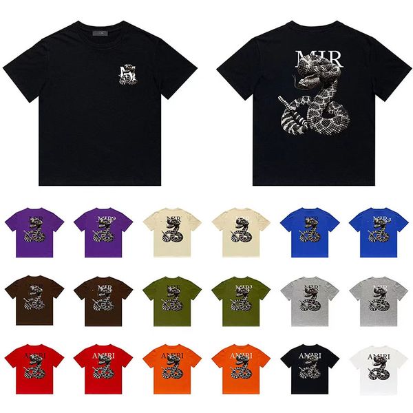 mens tshirts am brand tshirt rattlesnake printing classic paint printing casual loose mens and womens cotton tshirt, White;black
mens tshirts am brand tshirt rattlesnake printing classic paint printing casual loose mens and womens cotton tshirt, White;black