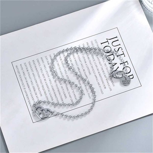 2023 designer new fashion jewelry xiao zhan's same double gujia love necklace bracelet fashion hair accessories, Silver
2023 designer new fashion jewelry xiao zhan's same double gujia love necklace bracelet fashion hair accessories, Silver