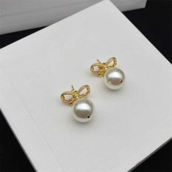 brand earrings sai jialin's new bowknot pearl earrings female celi fashion high sense ins silver needle gold-plated, Golden
brand earrings sai jialin's new bowknot pearl earrings female celi fashion high sense ins silver needle gold-plated, Golden