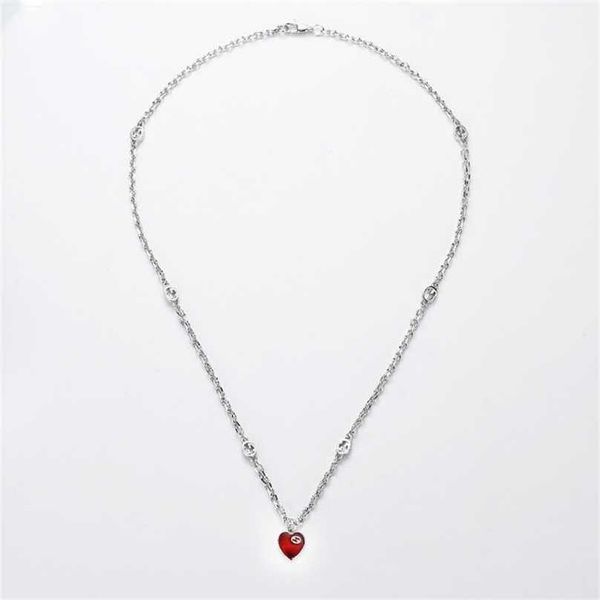 2023 designer new jewelry same interlocking double enamel love necklace straight, Silver
2023 designer new jewelry same interlocking double enamel love necklace straight, Silver