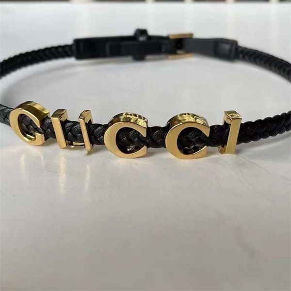 2023 designer new collarbone 2022 new chain collar letter band simple choker black high-grade neck necklace
2023 designer new collarbone 2022 new chain collar letter band simple choker black high-grade neck necklace