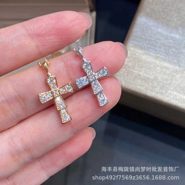 pendant necklaces strands strings baojia snake bone cross necklace women 18k rose gold couple's full diamond collar chain factory live, Silver
pendant necklaces strands strings baojia snake bone cross necklace women 18k rose gold couple's full diamond collar chain factory live, Silver