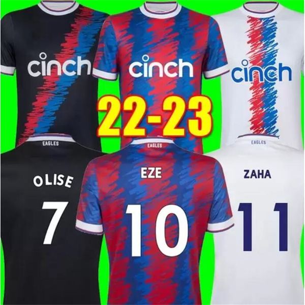 s-2xl crystal t shirt 22 23 olise soccer jerseys palace zaha eze j.ayew away maillots de foot benteke milivojevic mateta andersen gallagher, White;black
s-2xl crystal t shirt 22 23 olise soccer jerseys palace zaha eze j.ayew away maillots de foot benteke milivojevic mateta andersen gallagher, White;black