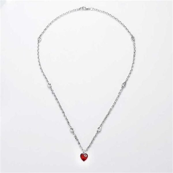 2023 designer new jewelry same interlocking double enamel love necklace straight, Silver
2023 designer new jewelry same interlocking double enamel love necklace straight, Silver