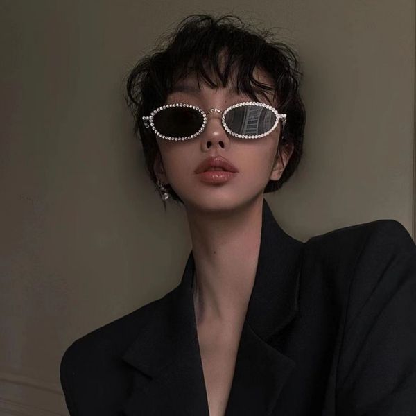 gm small face small round frame sunglasses diamond encrusted personality fashion sunglasses obvious same style glasses party sunglasses, Silver
gm small face small round frame sunglasses diamond encrusted personality fashion sunglasses obvious same style glasses party sunglasses, Silver