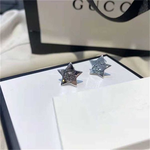 2023 designer new fashion jewelry gujia s925 silver make old five pointed star cat earrings present for girlfriend, Golden
2023 designer new fashion jewelry gujia s925 silver make old five pointed star cat earrings present for girlfriend, Golden