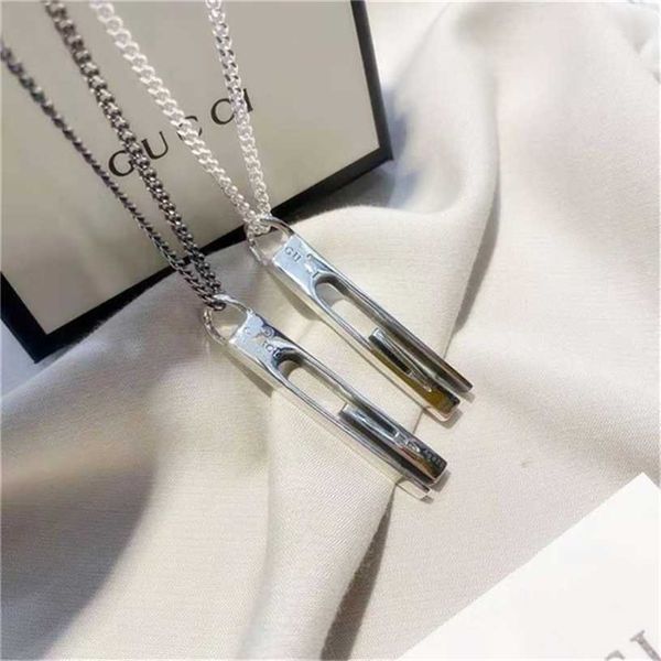 2023 designer new fashion jewelry zhigujia 925 silver couple vertical long pendant double necklace couple's valentine's day gift
2023 designer new fashion jewelry zhigujia 925 silver couple vertical long pendant double necklace couple's valentine's day gift