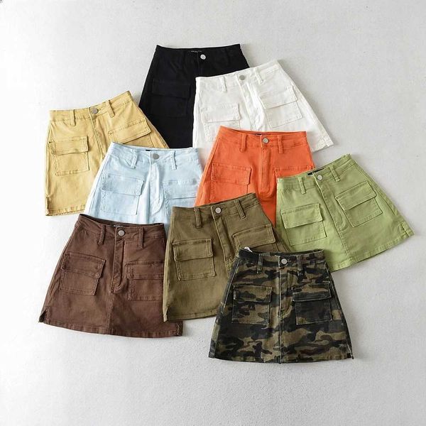 xs us size to xl 2023 sharee clothing summer new fashion high waist denim skirt ladies stretchable cargo for women, Black;gray
xs us size to xl 2023 sharee clothing summer new fashion high waist denim skirt ladies stretchable cargo for women, Black;gray