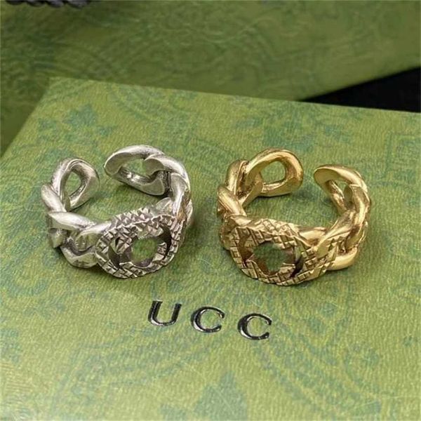 2023 designer new jewelry double adjustable open brass fashion versatile ring, Silver
2023 designer new jewelry double adjustable open brass fashion versatile ring, Silver