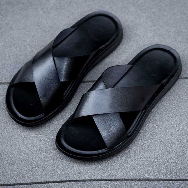 italian leather slippers for men 2022 new l beach summer shoes big size 47 slip on light flats male flip flops 0318, Black
italian leather slippers for men 2022 new l beach summer shoes big size 47 slip on light flats male flip flops 0318, Black