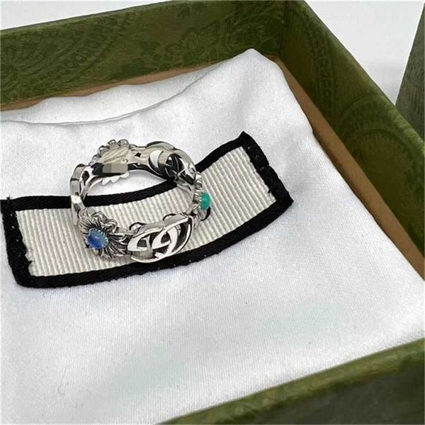 2023 designer new fashion jewelry small daisy flower green milk blue turquoise ring fashion simple women's style, Silver
2023 designer new fashion jewelry small daisy flower green milk blue turquoise ring fashion simple women's style, Silver