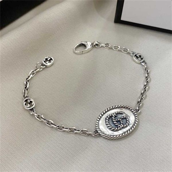 2023 designer new jewelry sterling silver double fried dough twist interlocking bracelet fashion simple couple bracelet, Black
2023 designer new jewelry sterling silver double fried dough twist interlocking bracelet fashion simple couple bracelet, Black