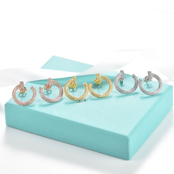 tiff stud earrings designer for women classic brand selling open hoop earrings with cz female 925 sterling silver personality luxury fashion, Golden;silver
tiff stud earrings designer for women classic brand selling open hoop earrings with cz female 925 sterling silver personality luxury fashion, Golden;silver