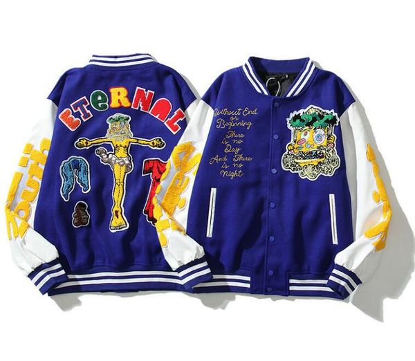 saint baseball jackets men designer jacket women high street embroidery badge mens coats, Black;brown
saint baseball jackets men designer jacket women high street embroidery badge mens coats, Black;brown
