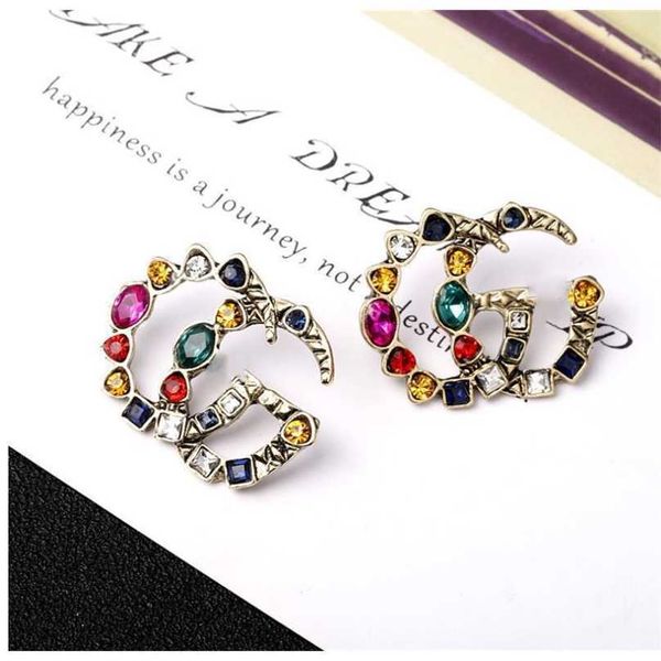2023 designer new feminine court style color letter earrings large earrings, Golden
2023 designer new feminine court style color letter earrings large earrings, Golden