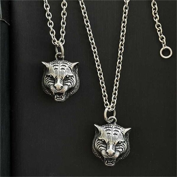 2023 designer new fashion jewelry s925 black silver used animal cow wolf ancient tiger head pendant men and women same fashion couple neckla
2023 designer new fashion jewelry s925 black silver used animal cow wolf ancient tiger head pendant men and women same fashion couple neckla