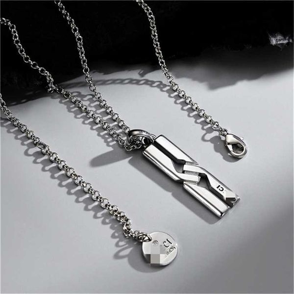 2023 designer new fashion jewelry gujia s925 silver double rectangular necklace, personalized fashion pendant, men's and women's p
2023 designer new fashion jewelry gujia s925 silver double rectangular necklace, personalized fashion pendant, men's and women's p
