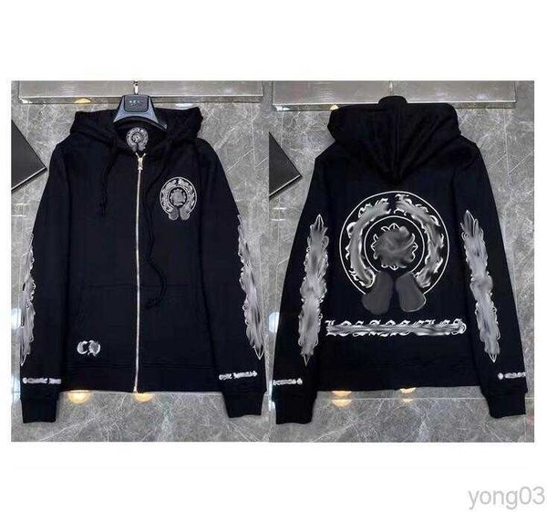 autumn winter men's hoodies sweatshirts designer chrome brand luxury jackets zipper men horseshoe cross print ch women loose coat casua, Black
autumn winter men's hoodies sweatshirts designer chrome brand luxury jackets zipper men horseshoe cross print ch women loose coat casua, Black