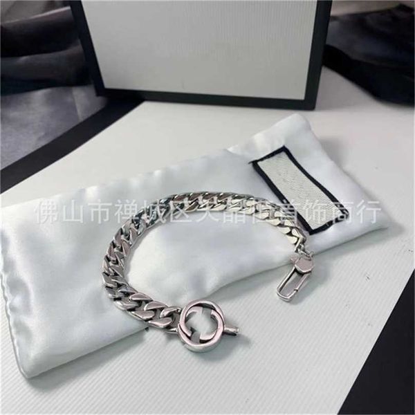 2023 designer new fashion gu cuban bracelet silver male and female couples buckle letters to do fashion jewelry silver chain punk hip hop, Black
2023 designer new fashion gu cuban bracelet silver male and female couples buckle letters to do fashion jewelry silver chain punk hip hop, Black