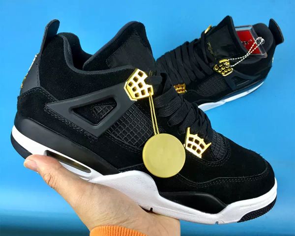 2023 basketball shoes jumpman 4s royalty black metallic gold white 4 outdoor running trainers sports sneakers with box
2023 basketball shoes jumpman 4s royalty black metallic gold white 4 outdoor running trainers sports sneakers with box