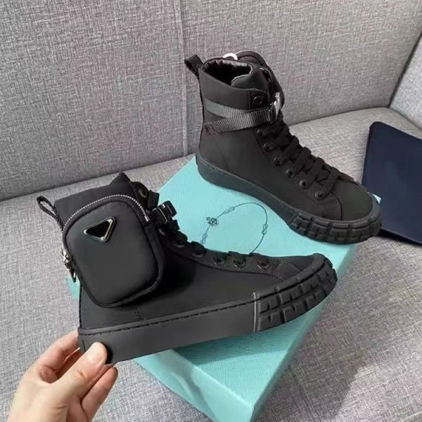 designer summer men women wheel nylon ankle boots monolith shiny detachable nylon pouch combat shoes outdoor thick bottom boots 35-46, Black
designer summer men women wheel nylon ankle boots monolith shiny detachable nylon pouch combat shoes outdoor thick bottom boots 35-46, Black