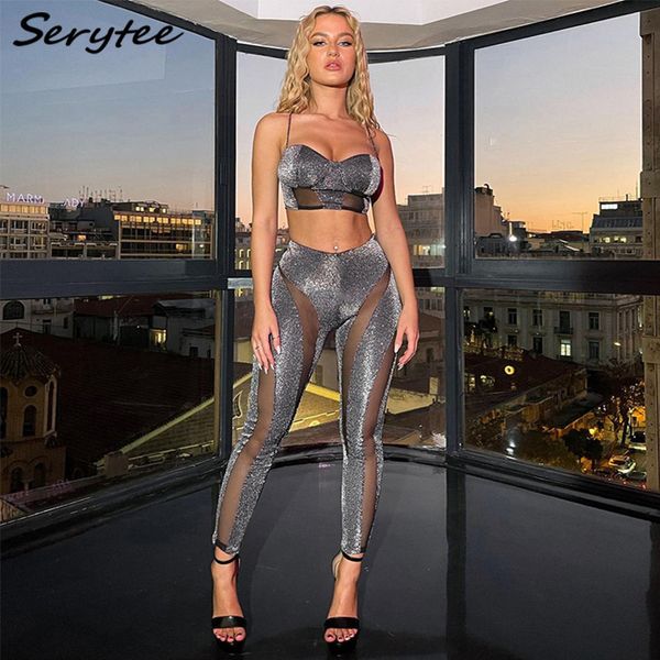 shiny glitter sheer mesh patchwork two piece pant set women 2023 summer lace up bra crop leggings pants skinny sport suit clubwear outfits, White
shiny glitter sheer mesh patchwork two piece pant set women 2023 summer lace up bra crop leggings pants skinny sport suit clubwear outfits, White