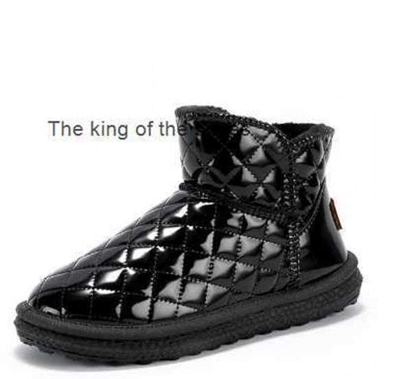 22 mdesigner new waterproof snow boots women's fur integrated plush cotton shoes small fragrant 23, Black
22 mdesigner new waterproof snow boots women's fur integrated plush cotton shoes small fragrant 23, Black