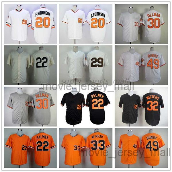 vintage college baseball wears jersey 20 frank robinson 22 jim palmer 29 satchel paige 30 chris tillman 32 matt wieters 49 dylan bundy1953 1, Blue;black
vintage college baseball wears jersey 20 frank robinson 22 jim palmer 29 satchel paige 30 chris tillman 32 matt wieters 49 dylan bundy1953 1, Blue;black