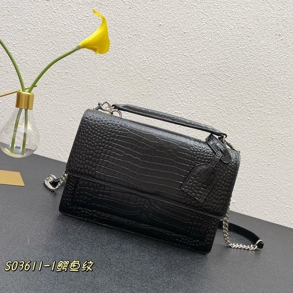 7a designer organ bag ladies handbag sunset medium chain bag in crocodile-embosseed shiny leather fashion shoulder bag luxury crossbody new
7a designer organ bag ladies handbag sunset medium chain bag in crocodile-embosseed shiny leather fashion shoulder bag luxury crossbody new