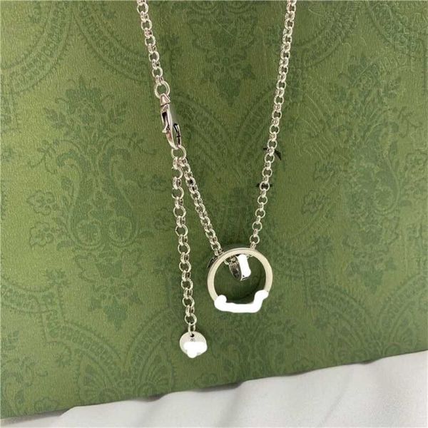 2023 designer new gujia fashion love fearless ring necklace double g couple titanium steel colorless hip hop transfer beads two in one, Black
2023 designer new gujia fashion love fearless ring necklace double g couple titanium steel colorless hip hop transfer beads two in one, Black