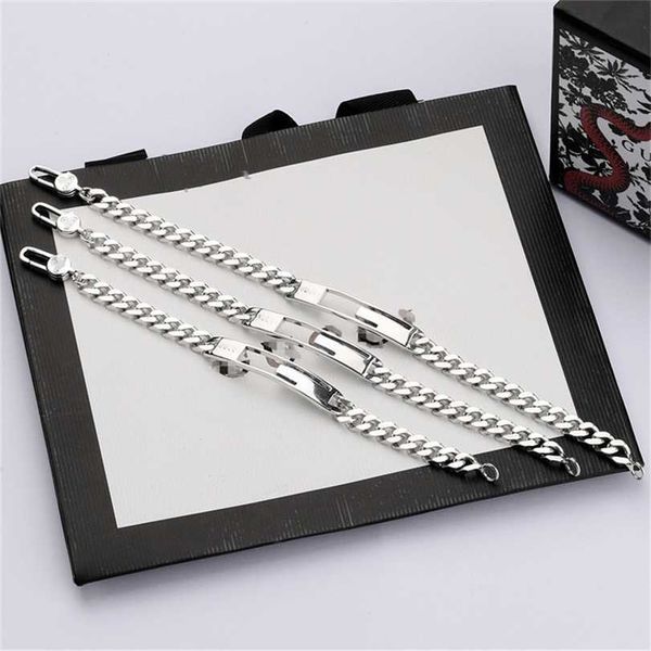 2023 designer new jewelry same thai silver bracelet men's and women's hip hop fashion, Black
2023 designer new jewelry same thai silver bracelet men's and women's hip hop fashion, Black