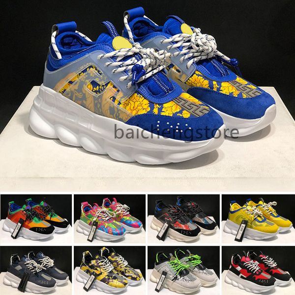 with box luxury designer casual shoes mens women quality chain reaction wild jewels link trainer shoes sneakers 36-45 b0, White;red
with box luxury designer casual shoes mens women quality chain reaction wild jewels link trainer shoes sneakers 36-45 b0, White;red