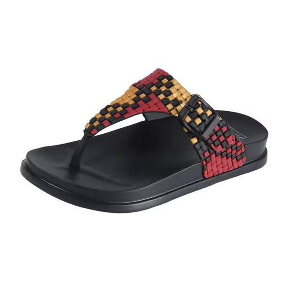 summer slippers woven clip women's fashion personality bathroom non-slip outdoor soft sole cute beach sandals, Black
summer slippers woven clip women's fashion personality bathroom non-slip outdoor soft sole cute beach sandals, Black